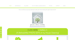 Desktop Screenshot of greener-house-cleaning.com